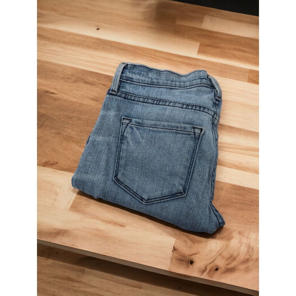 Frame Jeans Westchester Blue Denim‎ Wash Le Garcon Size 24 Distressed Stretch